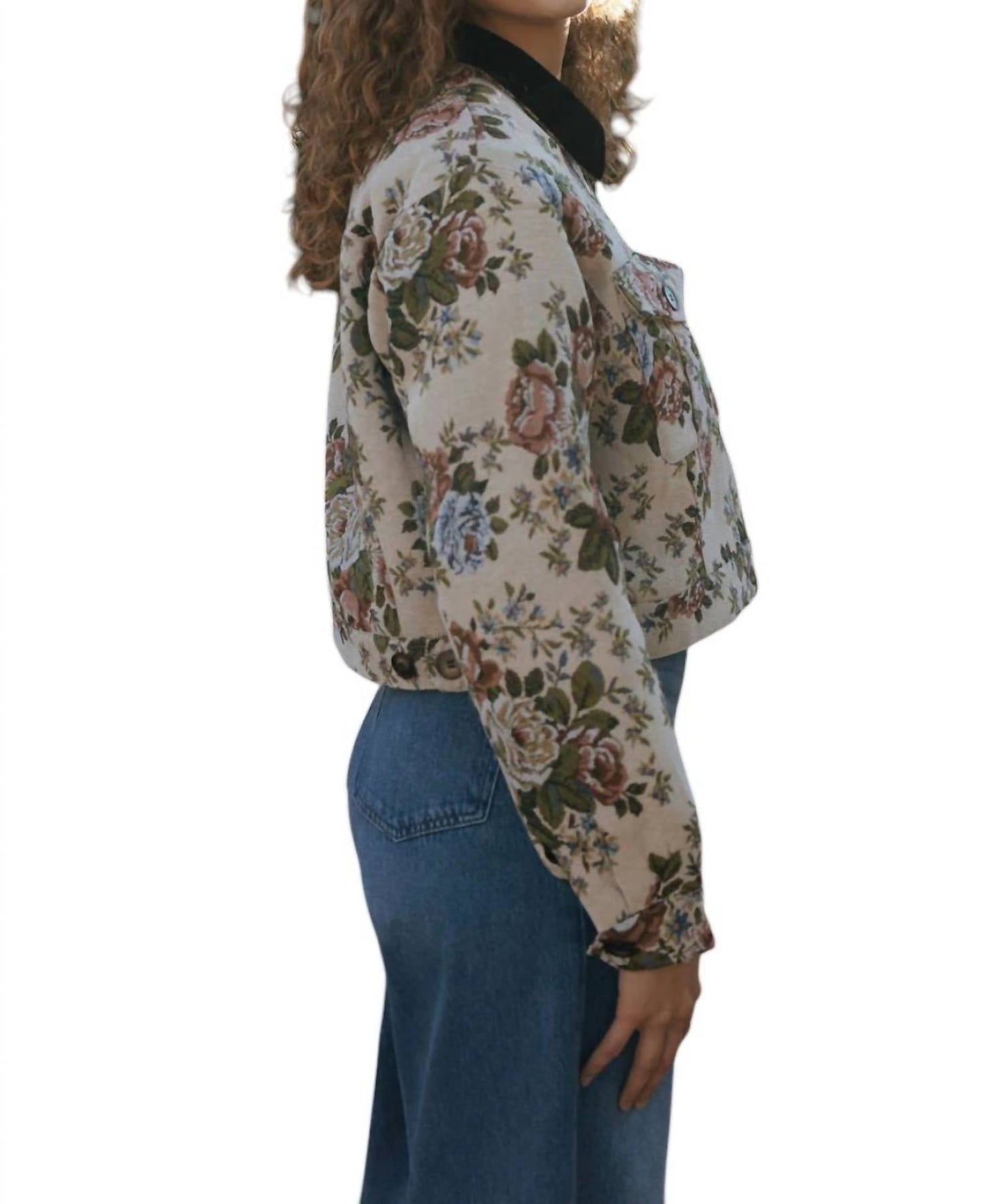 Mable - Tapestry Floral Jacket