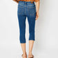 Judy Blue - Slim Fit Side Slit Capri