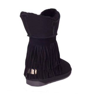 Rj'S Fuzzies - Women's Classic Fringed Sheepskin Boot