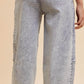 Anniewear - LYOCELL STRETCH STONE WASHED ARCHED BARREL JEANS