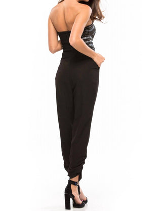 Parker - Giovanna Embellished Strapless Jumpsuit