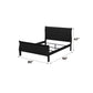 Louis Philippe Sleigh Style Bed