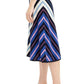 J.Crew - Diagonal Stripe Merino Wool Midi A Line Skirt