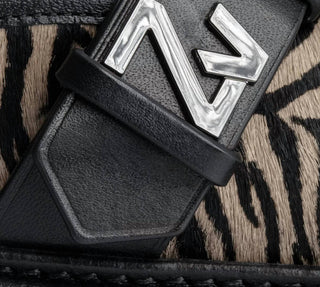 Zadig & Voltaire - WOMEN'S ALPHA ZEBRA-PRINT LEATHER MULES
