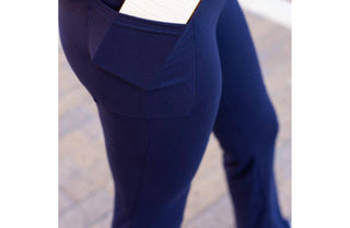 Julia Rose - Mila Bootcut Leggings with Pockets