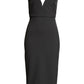 Veronica Beard - Lele Plunge Neck Midi Dress
