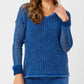 Angel Apparel - Crochet V-Neck Sweater