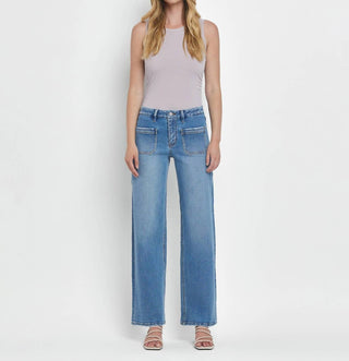 Lovervet - High Rise Wide Leg Jeans