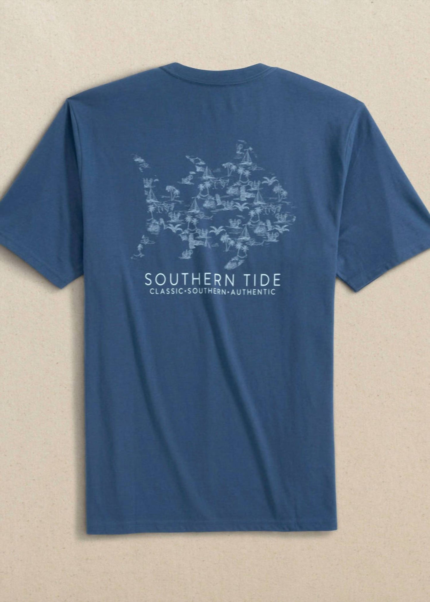 Southern Tide - Men's Tropical Toile Short Sleeve T-shirt