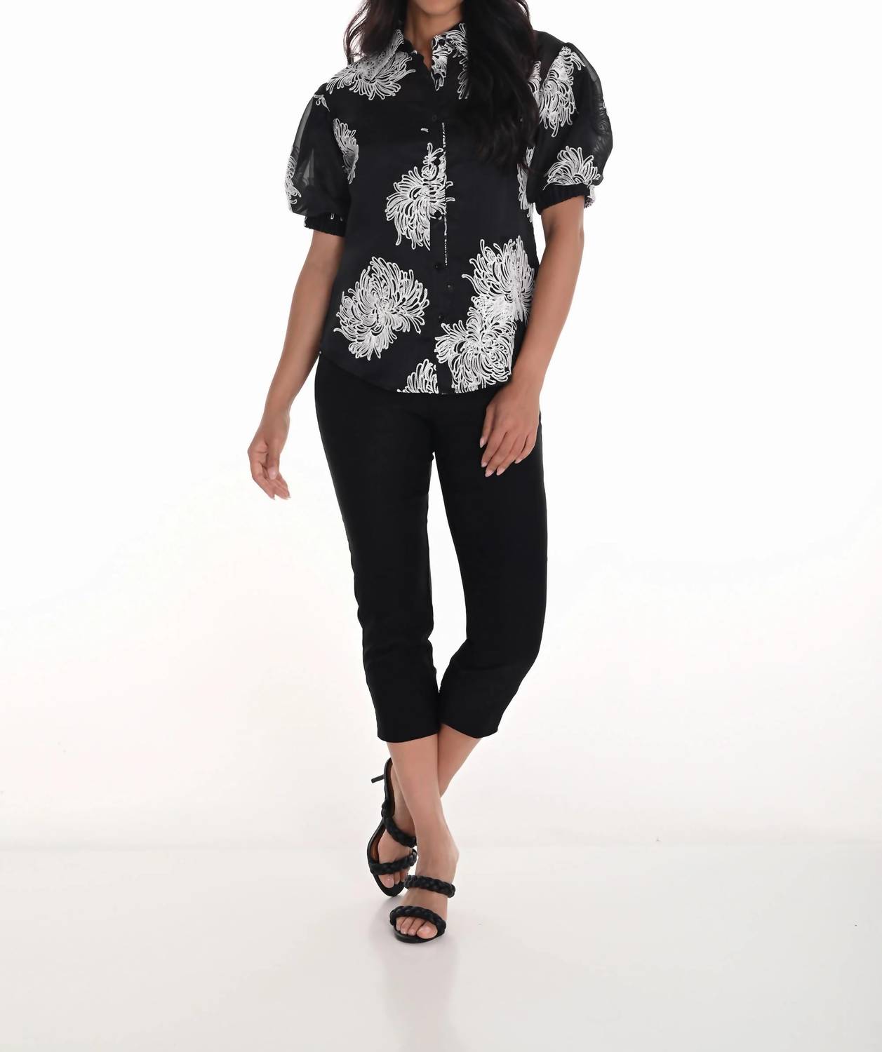 Frank Lyman - Slim Fit Crop Pants