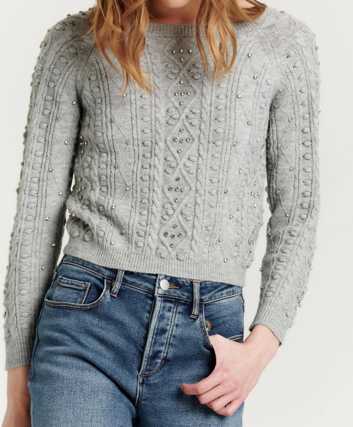 Another Love - CARLOTTA EMBELLISHED SWEATER