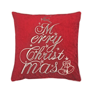 Red Velvet ‘Merry Christmas’ Pillow – 20x20"