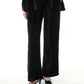 Eileen Fisher - Crushed Velvet Wide-leg Pant