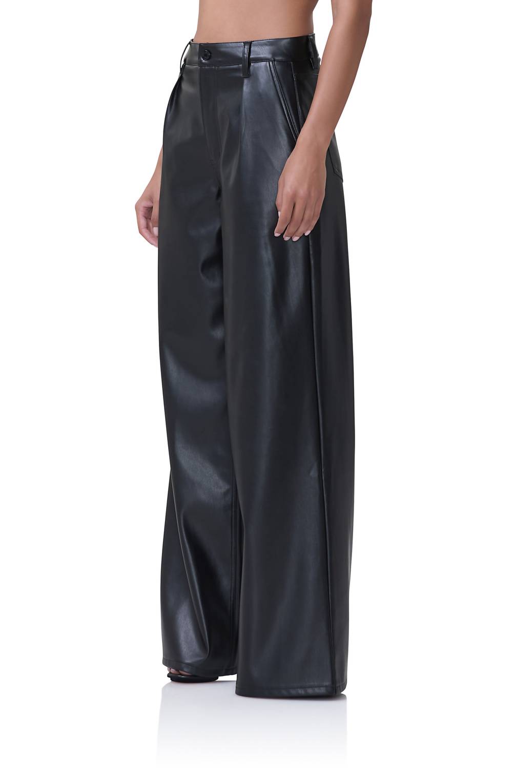 Afrm - Vegan Leather Trouser