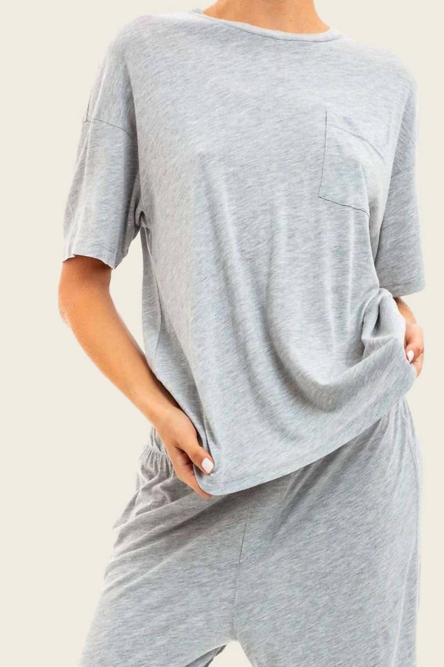 Eterne - Boyfriend Pocket T Shirt