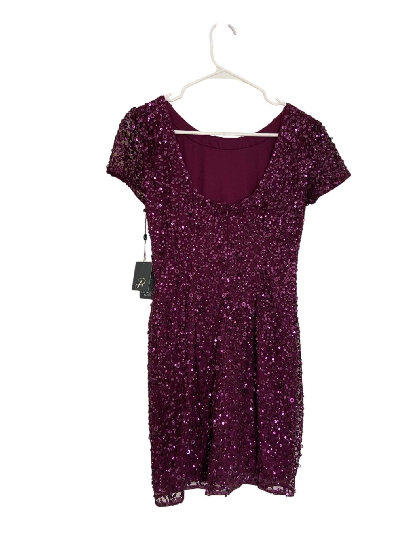 Adrianna Papell - Women's Fully Beaded Cap Sleeve Dress