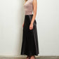 Blu Pepper - Midnight Charmeuse Slip Skirt