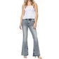 Judy Blue - Tinted Pin Tack Flare Jeans