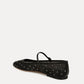 Veronica Beard - Women's Ellie Mesh Crystal Diamond Flat Shoes