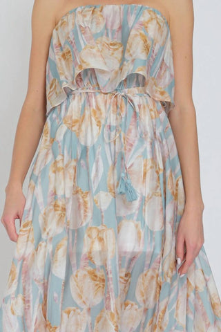 Celeste - Bloom Off Shoulder Maxi Dress