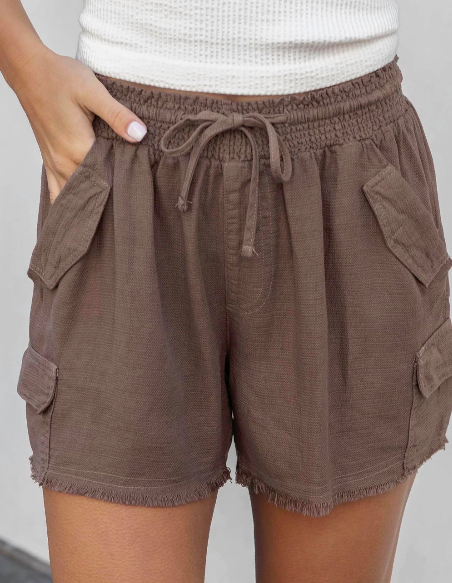 Grace & Lace - Cargo Soft Shorts
