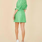 Dolce Cabo - FAUX LEATHER BELTED DRESS