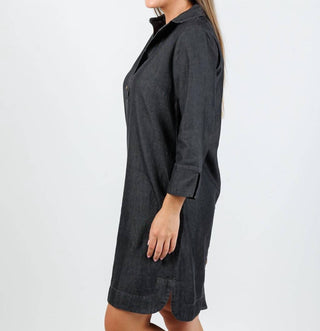 Hinson Wu - Women's Aileen Three Quarter Sleeve Denim Dress