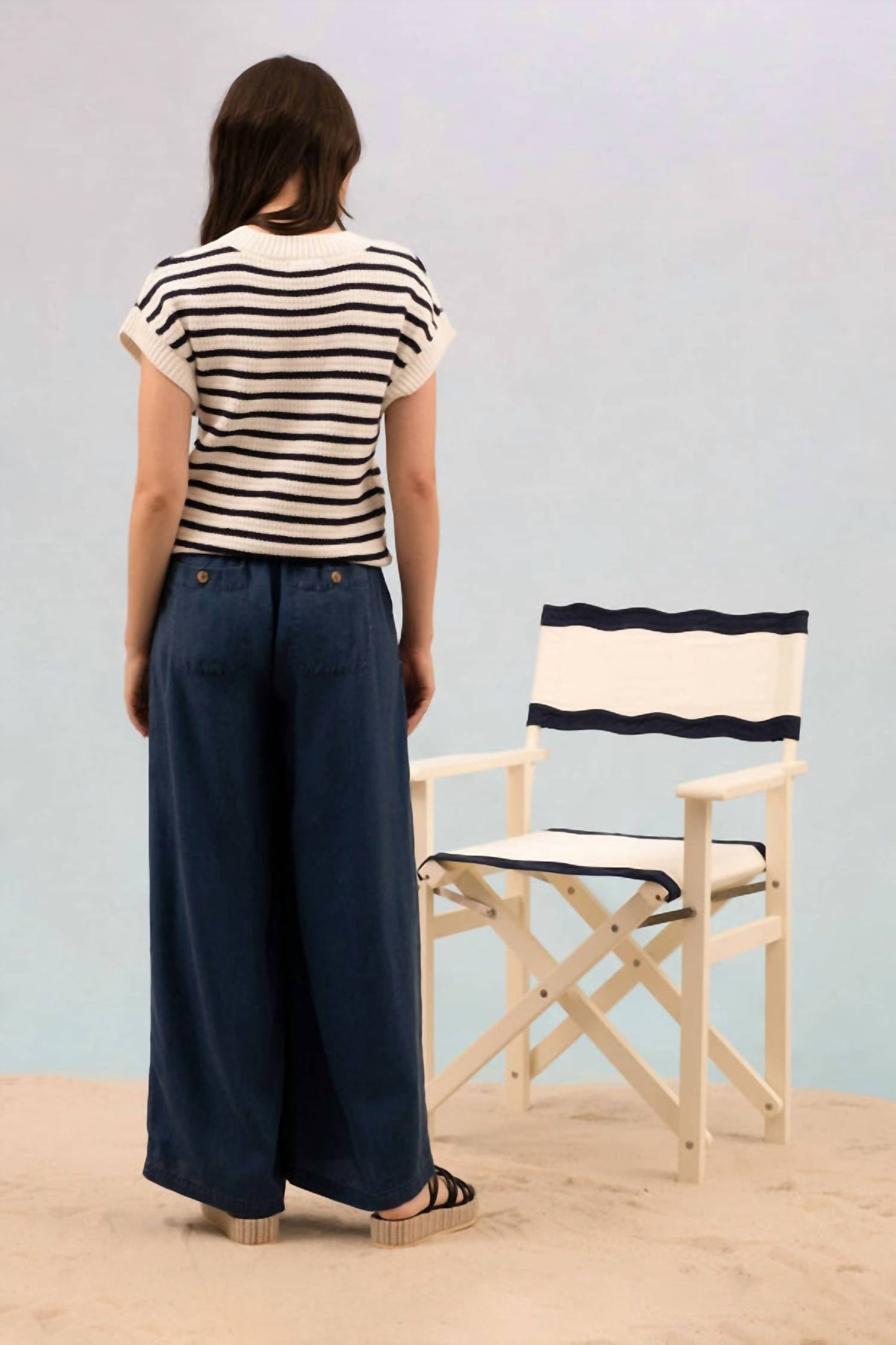 Blu Pepper - Stripe Crew Neck Pullover