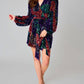 Buddylove - Adeline Sequin Wrap Dress