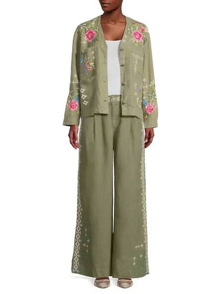 Johnny Was - WIDE LEG PLEAT PANT CATIA