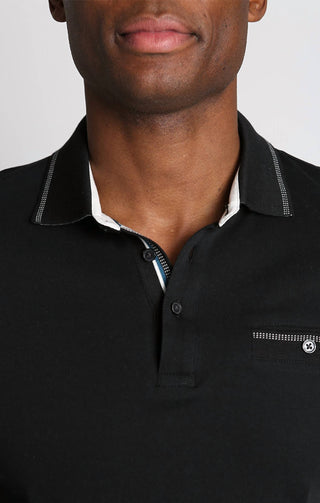 Jachs New York - Luxe Cotton Long Sleeve Polo Shirt