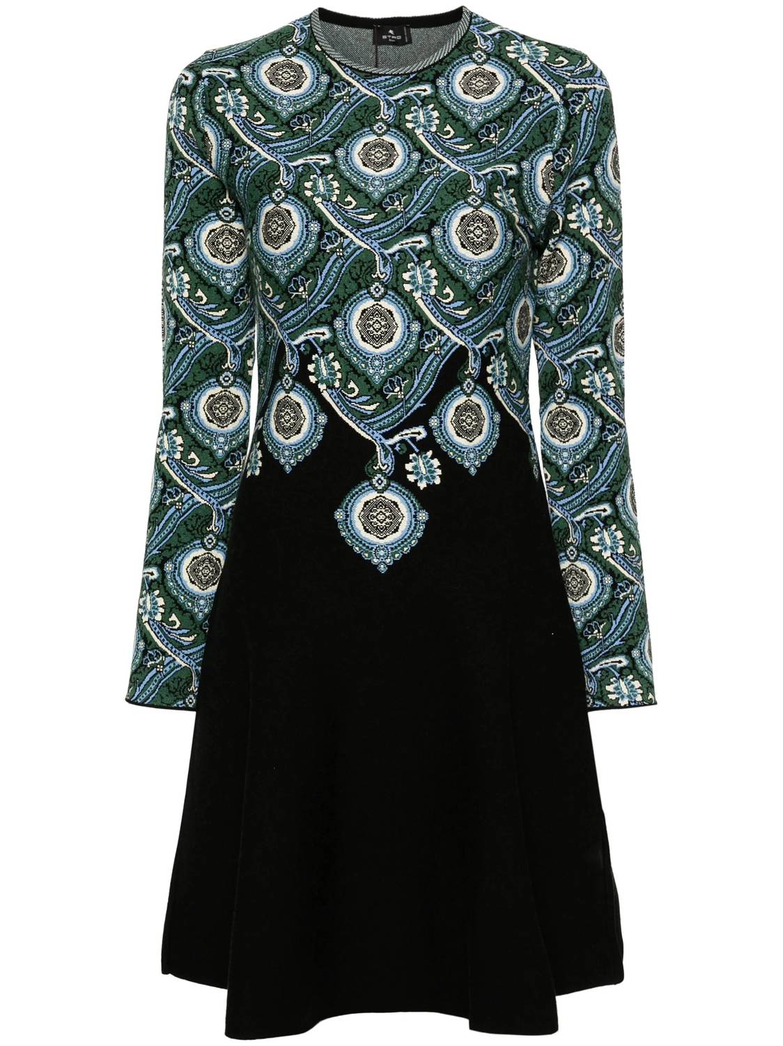 Etro - Jacquard-pattern Knitted Dress
