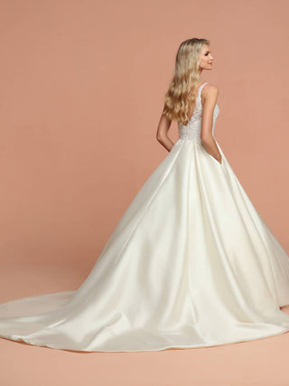 Davinci Bridal - Sleek Mikado A-line Gown