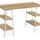 Computer Desk for Home Office with Storage Shelves