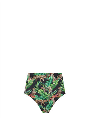 Lia Sahara - Women's Reversible Compression High Waist Bikini Bottom