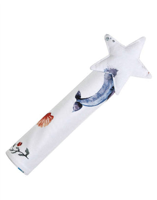 Malabar Baby - Cotton Muslin Lovey Security Blanket With Plush Toy