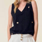 Doe And Rae - Embroidered Puppy Tank Top