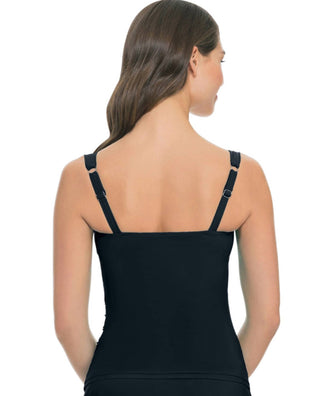 Profile By Gottex - D-Cup Shirred Underwire Tankini Top