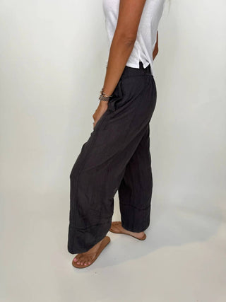 Free People - Day's End Linen Pull-on Pants