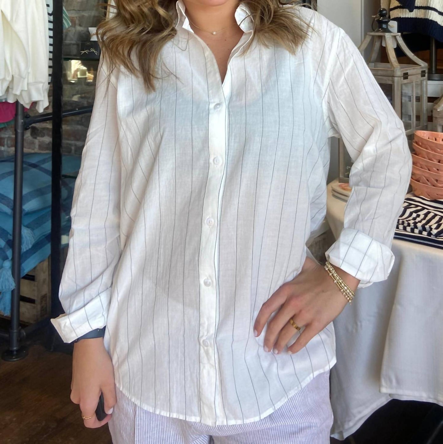 Z Supply - Seaport Striped Button Up Shirt