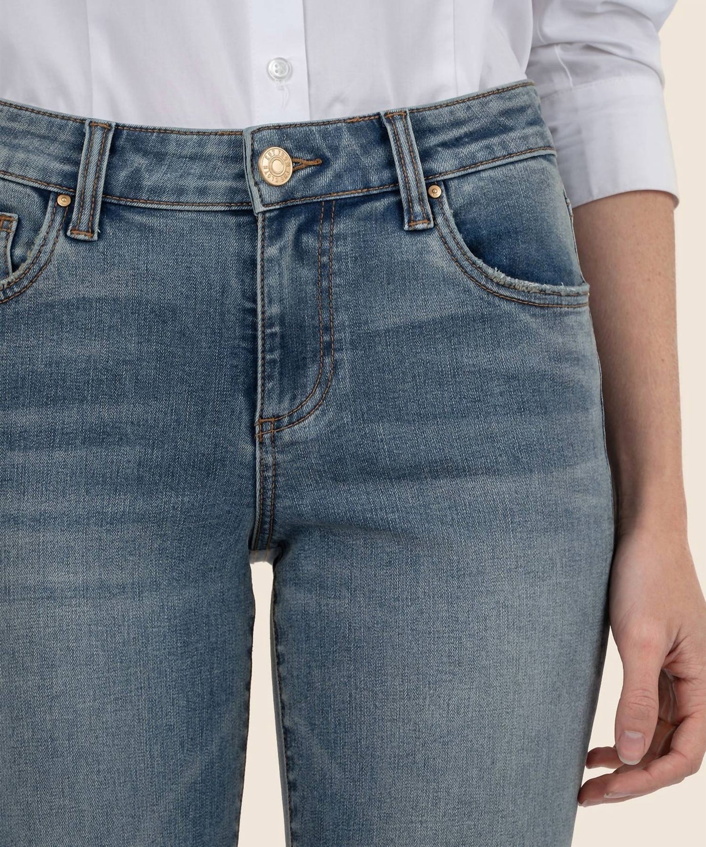 Kut From The Kloth - Natalie Mid Rise Flare Pants