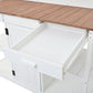 Topmax 66" Large Outdoor Farmhouse Wooden Potting Bench Table