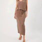 Kylie Paige - Kaya Tie Waist Midi Skirt