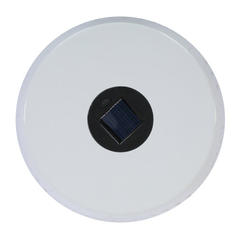 Solar Side Table with Built-in Solar Battery (White)