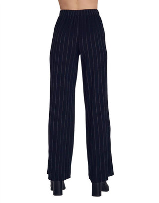 Bella Dahl - Lurex Stripe Wide Leg Pants