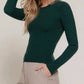 Active Basic - Ribbed Knit Long Sleeve Top