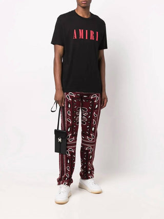 Amiri - Printed Bandana Fleece Pants