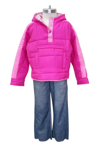 Oddi - Girls Snuggle Stitch Puff Jacket