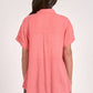 Elan - Short-sleeve Button Down Top