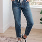 Judy Blue - High Waist Non Distressed Drawstring Denim Joggers